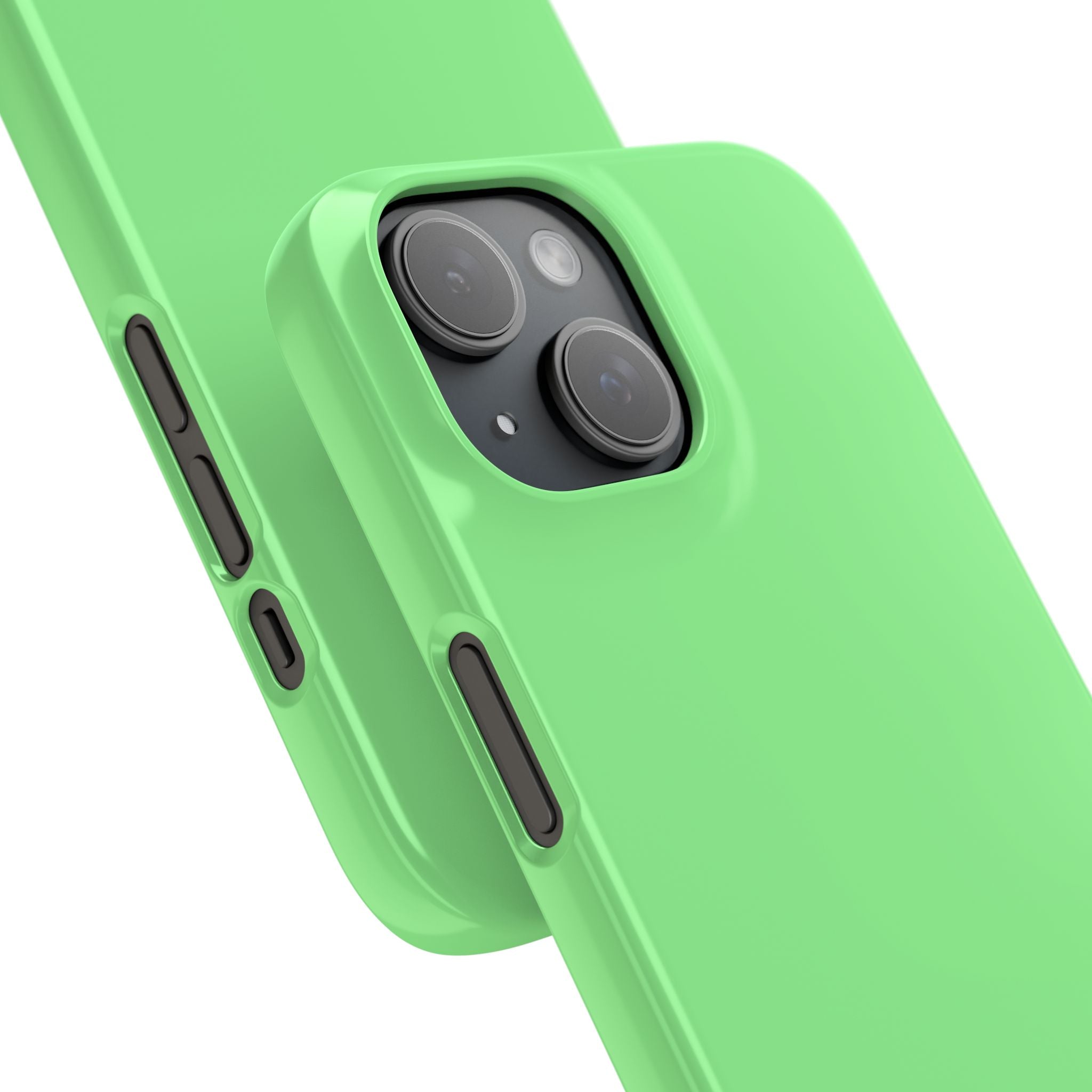 Pale Green iPhone 15 - Slim Phone Case