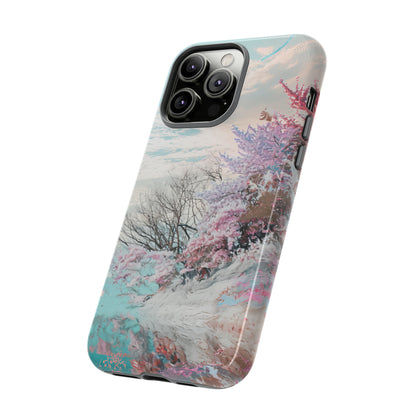 Winter Lake Weave Bliss - Protective Phone Case