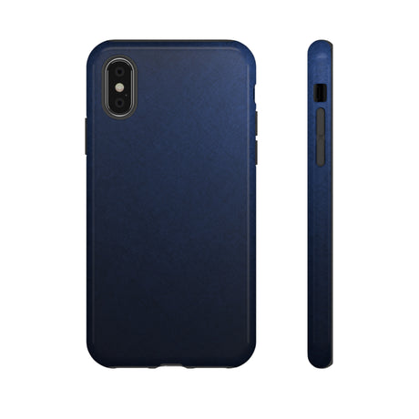 Gradient Black & Blue iPhone Case (Protective) iPhone XS Glossy Phone Case