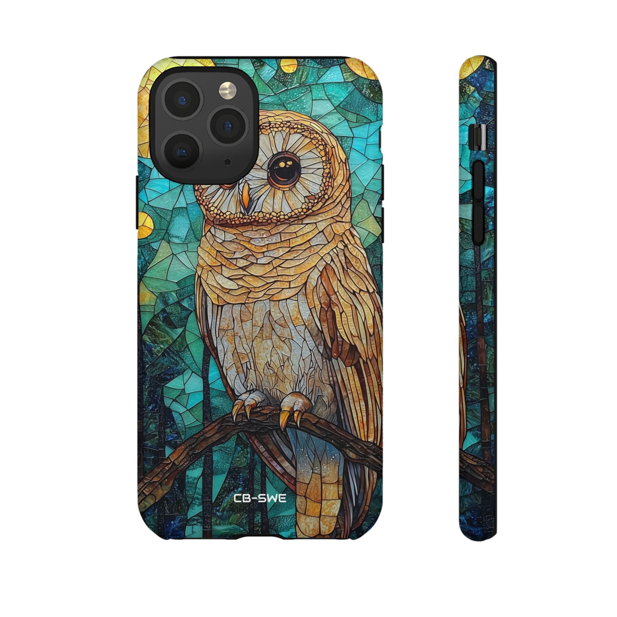 Celestial Owl Gaze - iPhone Case