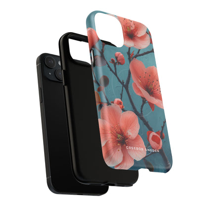 Floral Harmony Burst iPhone 15 | Tough+ Phone Case