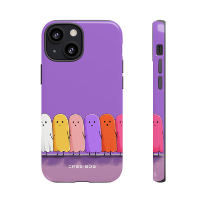 Colorful Ghosts iPhone 13 Mini Case - Tough