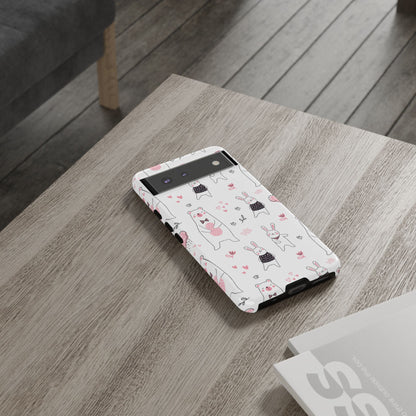Bears Dance Playfully - Google Pixel Case
