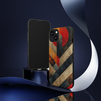 Art Deco Geometry Extravaganza - Protective Phone Case