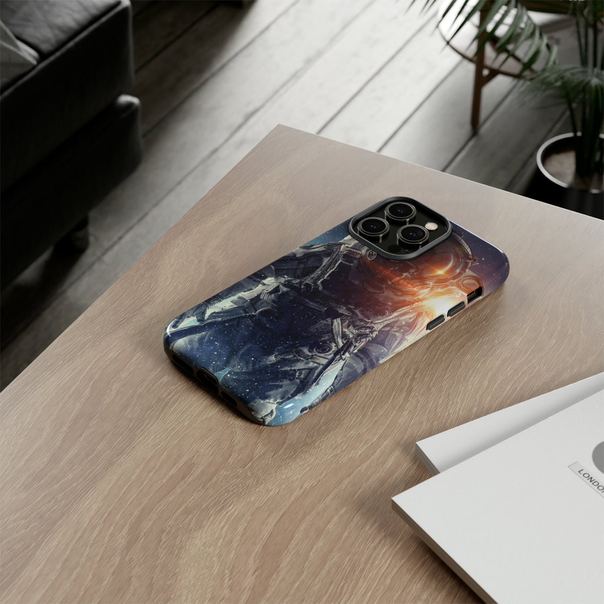 Astronaut in space - Protective Phone Case