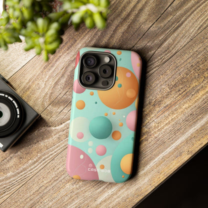 Pastel Circles iPhone 15 Pro Case - Tough