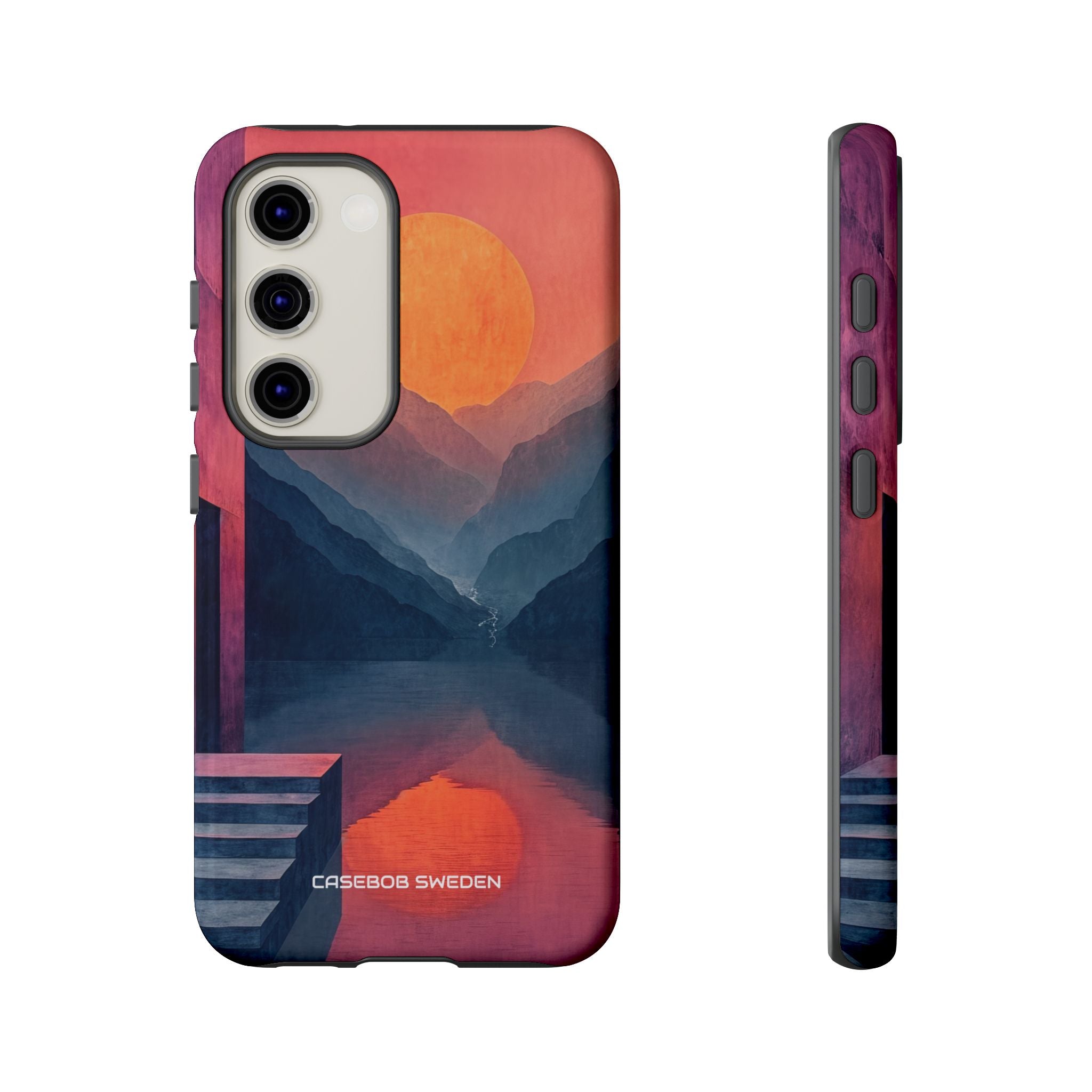 Surreal Sunset Landscape - Tough Samsung S23 Phone Case