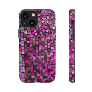 Purple Mosaic - Protective Phone Case