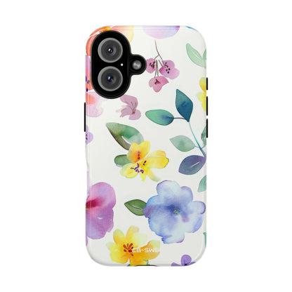 Whimsical Watercolor Florals - iPhone Case