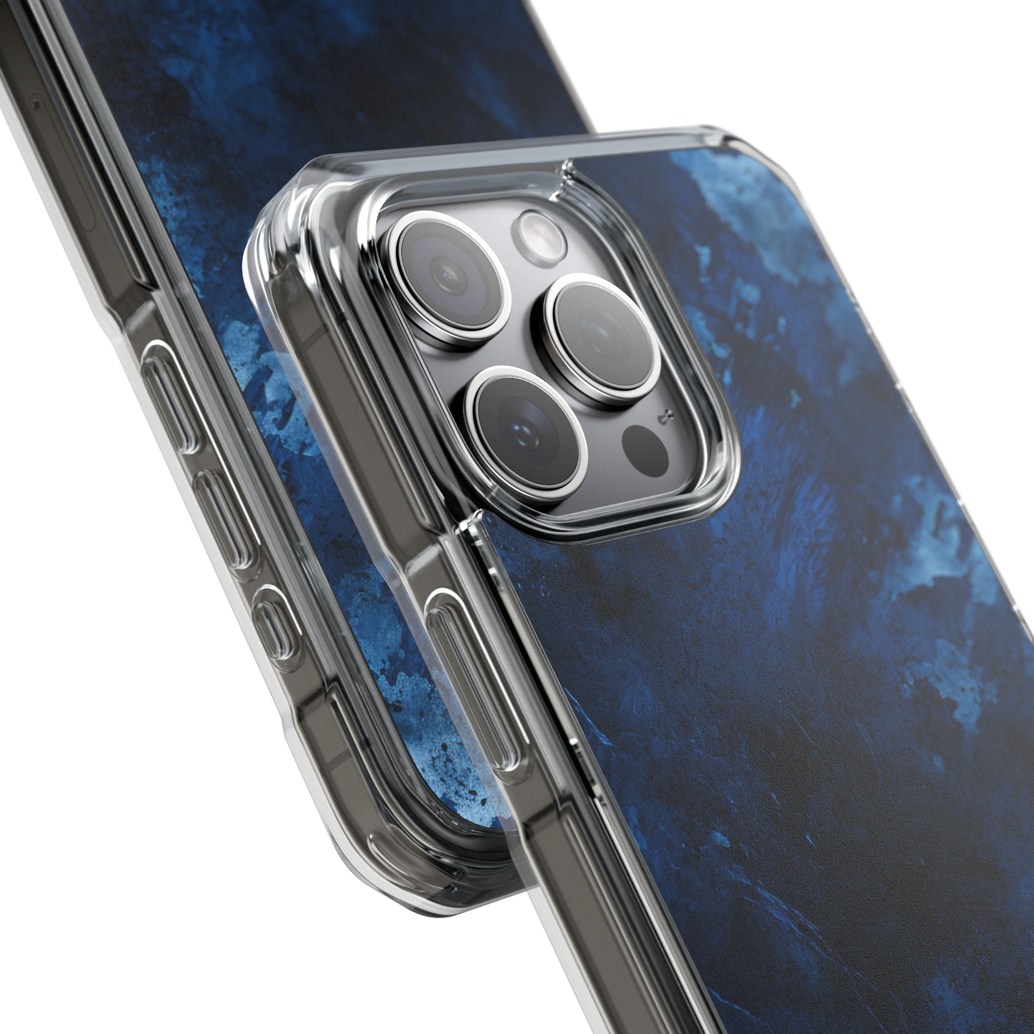 Mystic Azure - Clear Impact Case for iPhone