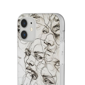 Ethereal Faces | Flexible Phone Case for iPhone