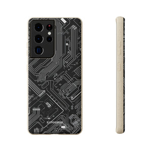 Cyber Circuitry Art | Biodegradable Phone Case