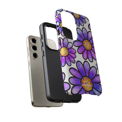 Polka Dot Blooms Samsung S23 Case - Tough