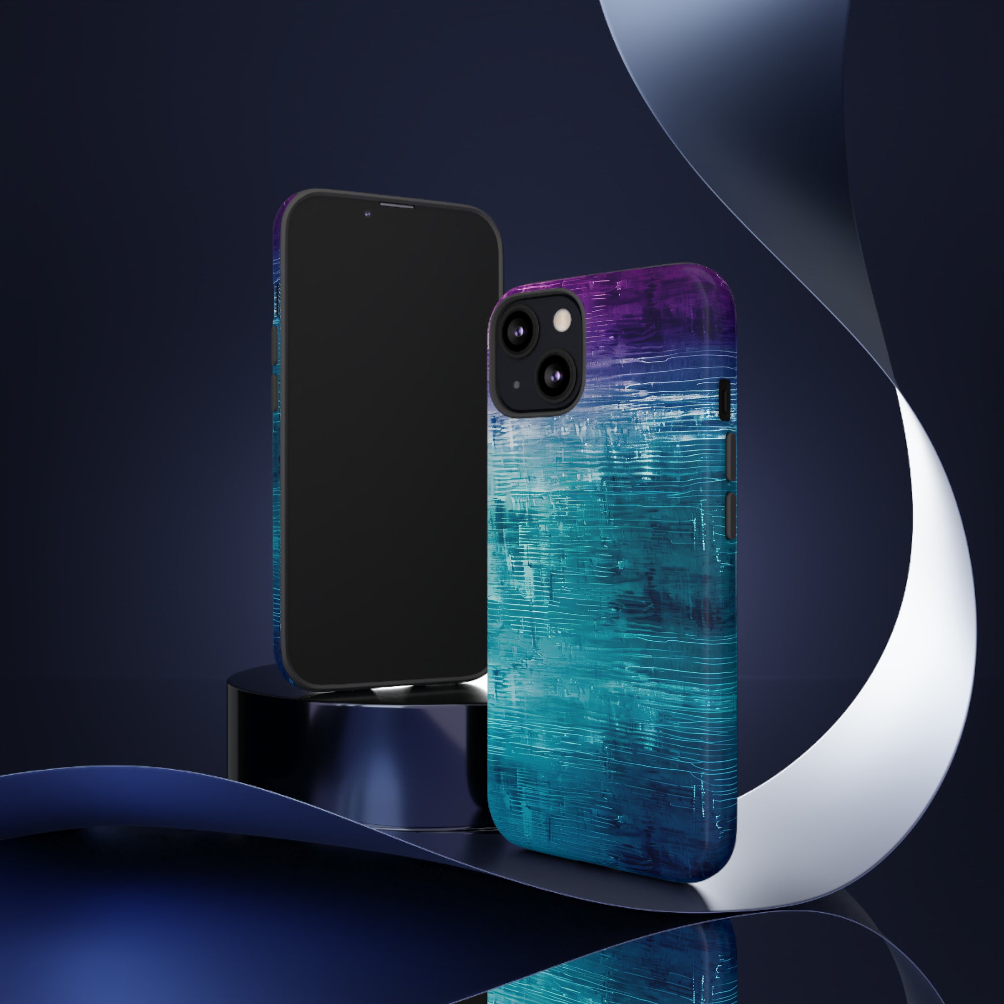 AI Fusion: Metallic Gradient - Protective Phone Case