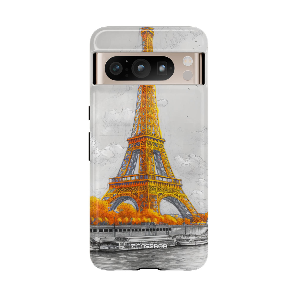 Autumnal Parisian Glow | Protective Phone Case for Google Pixel