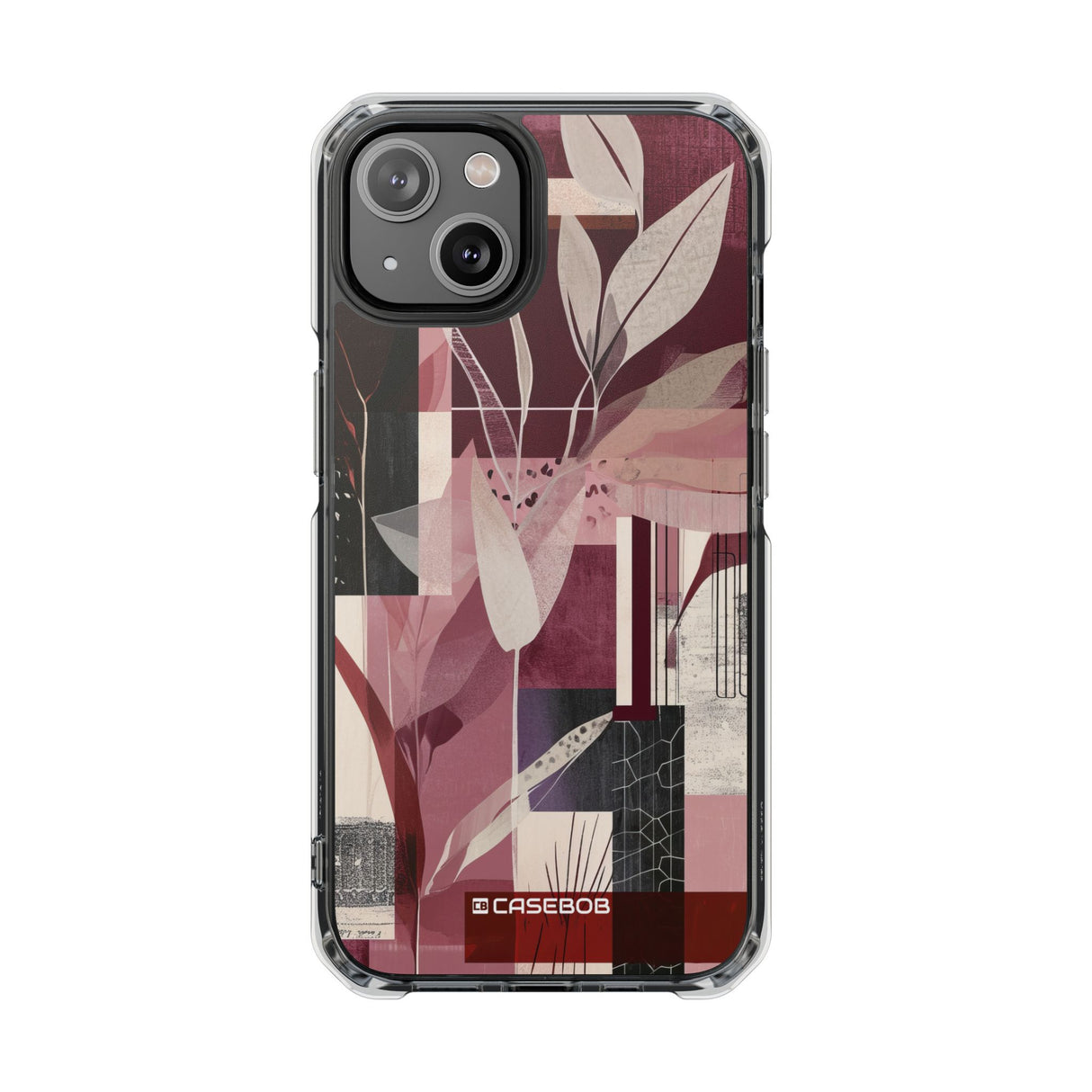 Marsala Design Showcase | Handyhülle für iPhone (Clear Impact Case – magnetisch) 