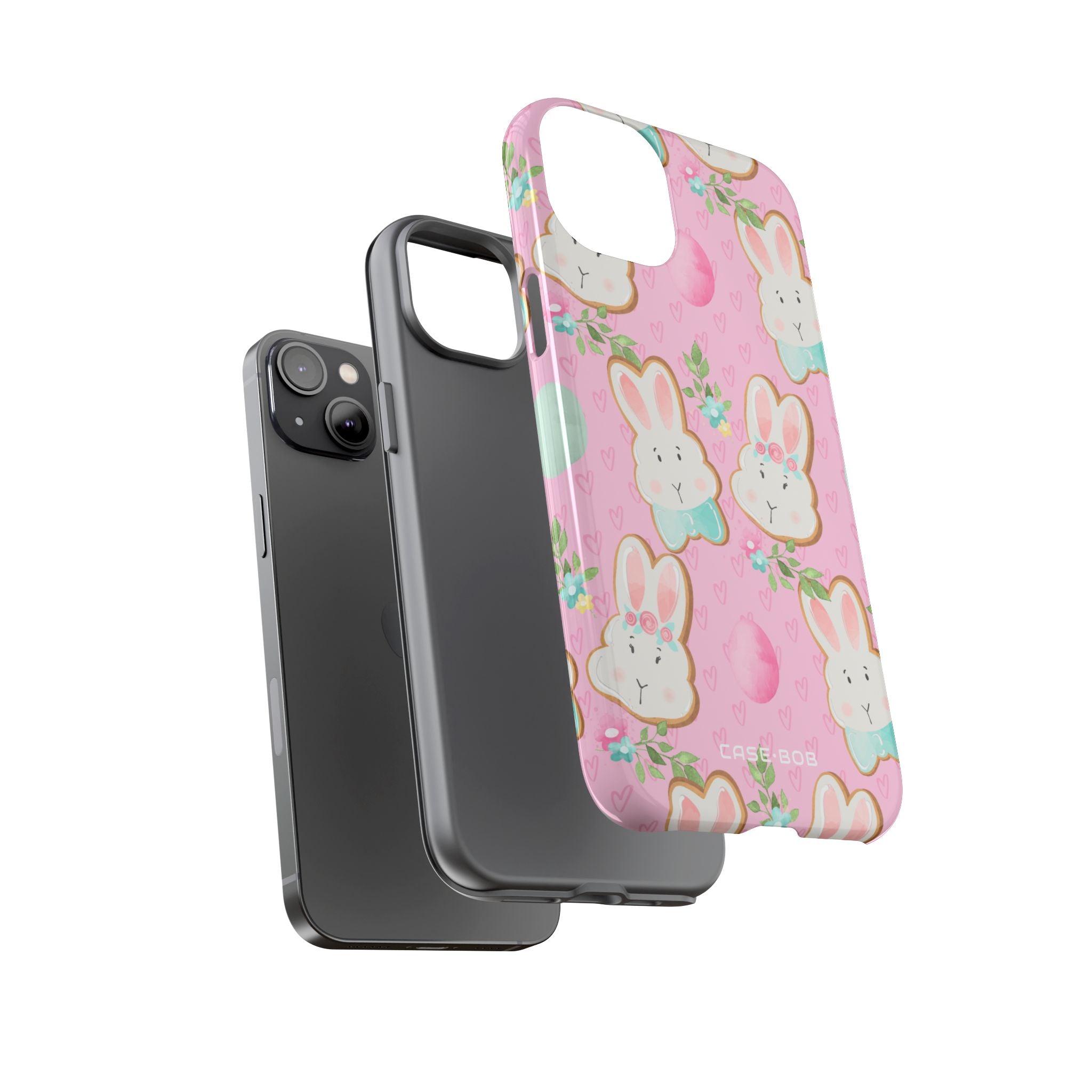 Bunny Blossom iPhone 14 Plus Case - Tough