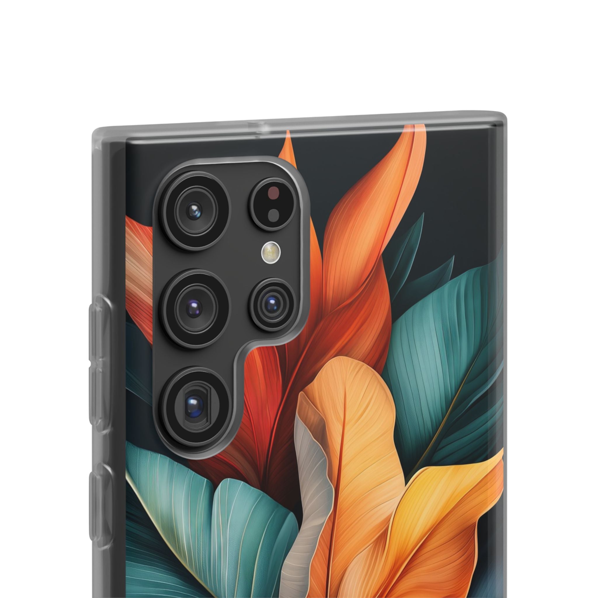 Tropical Leafburst Samsung S22 Ultra Case - Soft