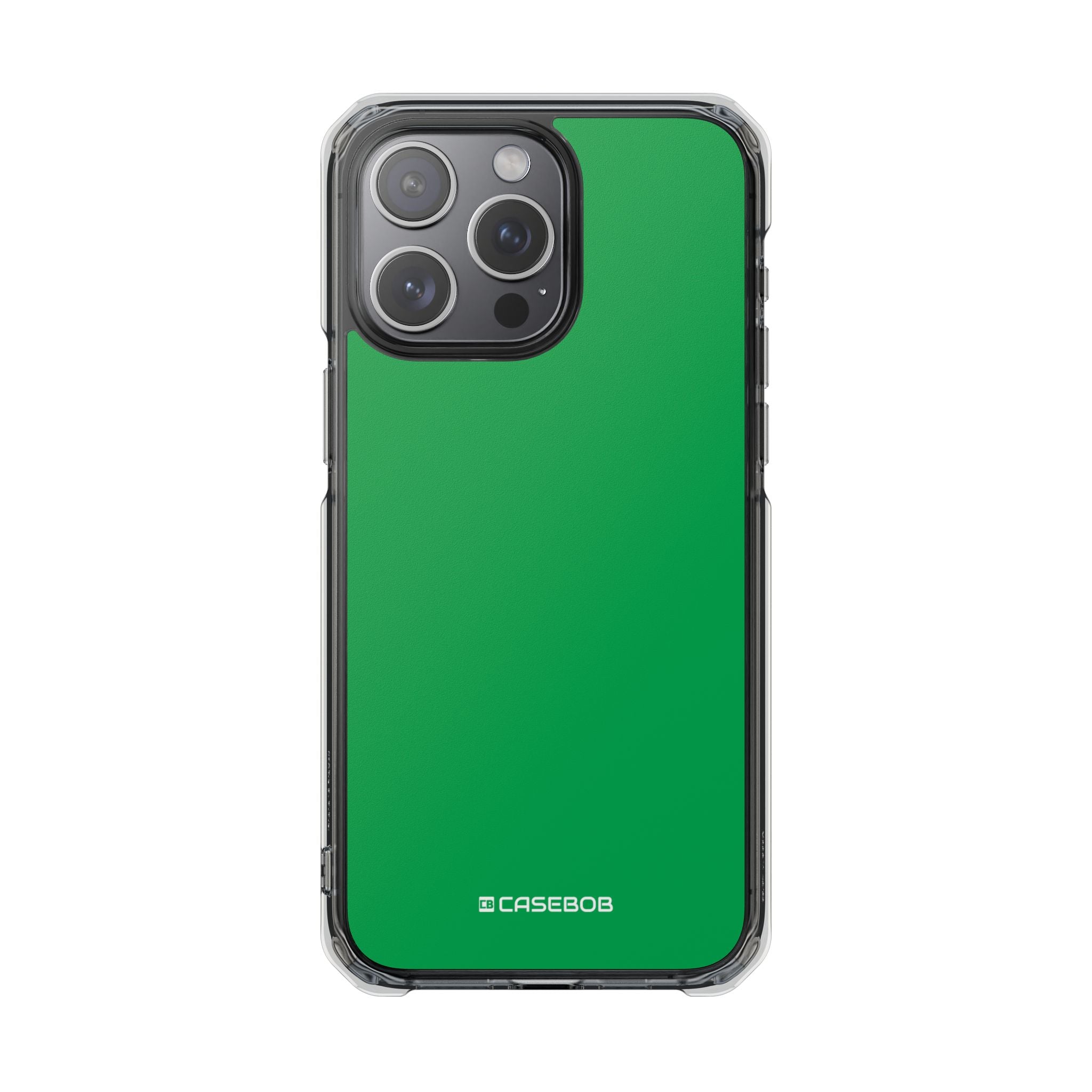 Pigment Green - Clear Impact Case for iPhone