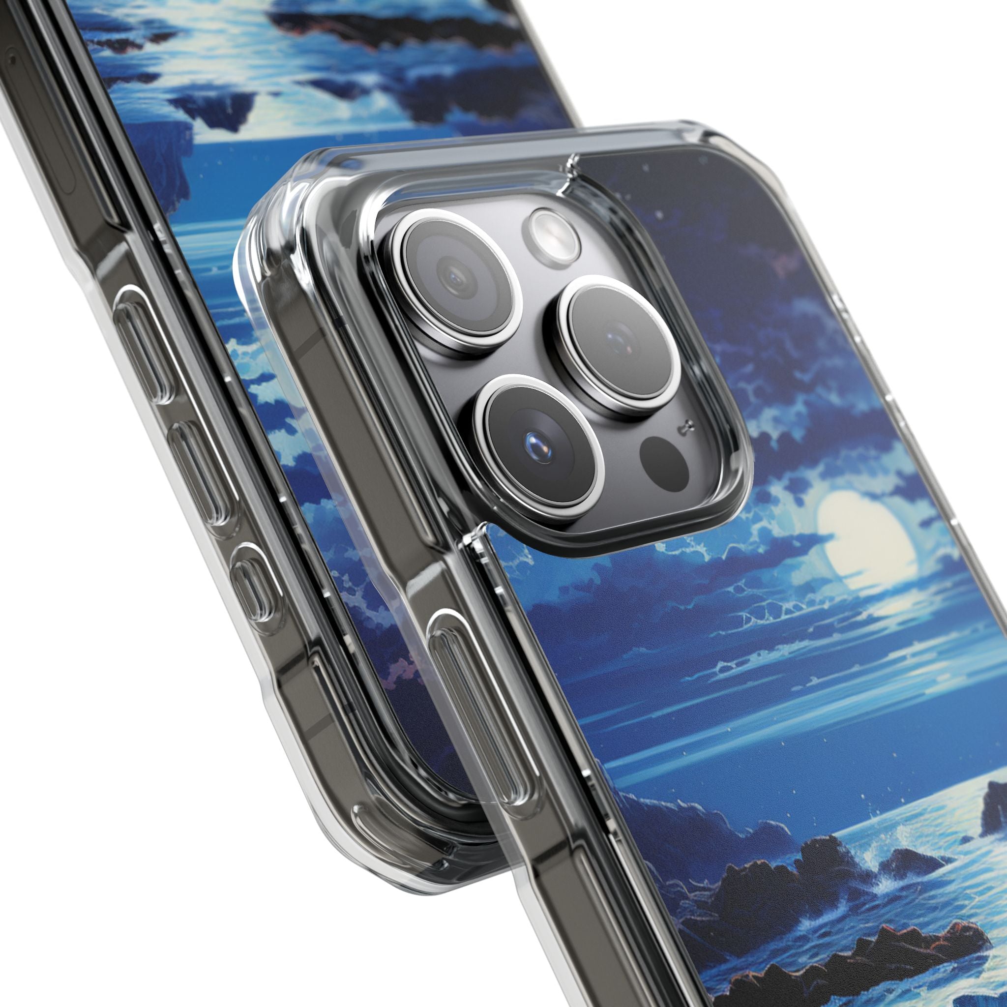 Moonlit Sea Dance iPhone Case - Impact