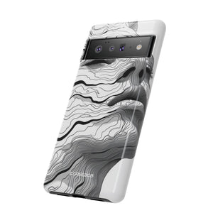 Topographic Serenity | Protective Phone Case for Google Pixel