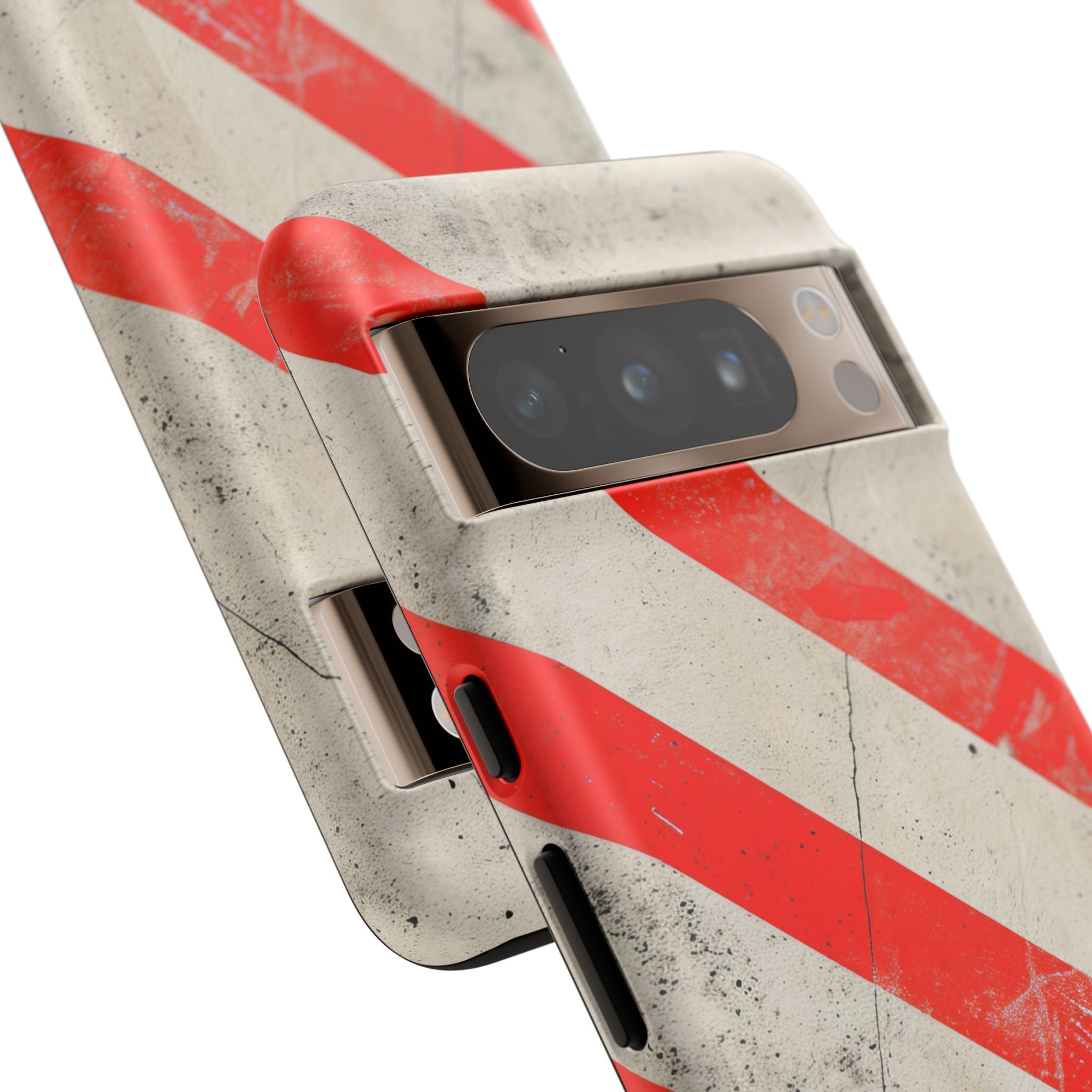 Striker Crimson Stripes Google Pixel 8 - Tough Phone Case