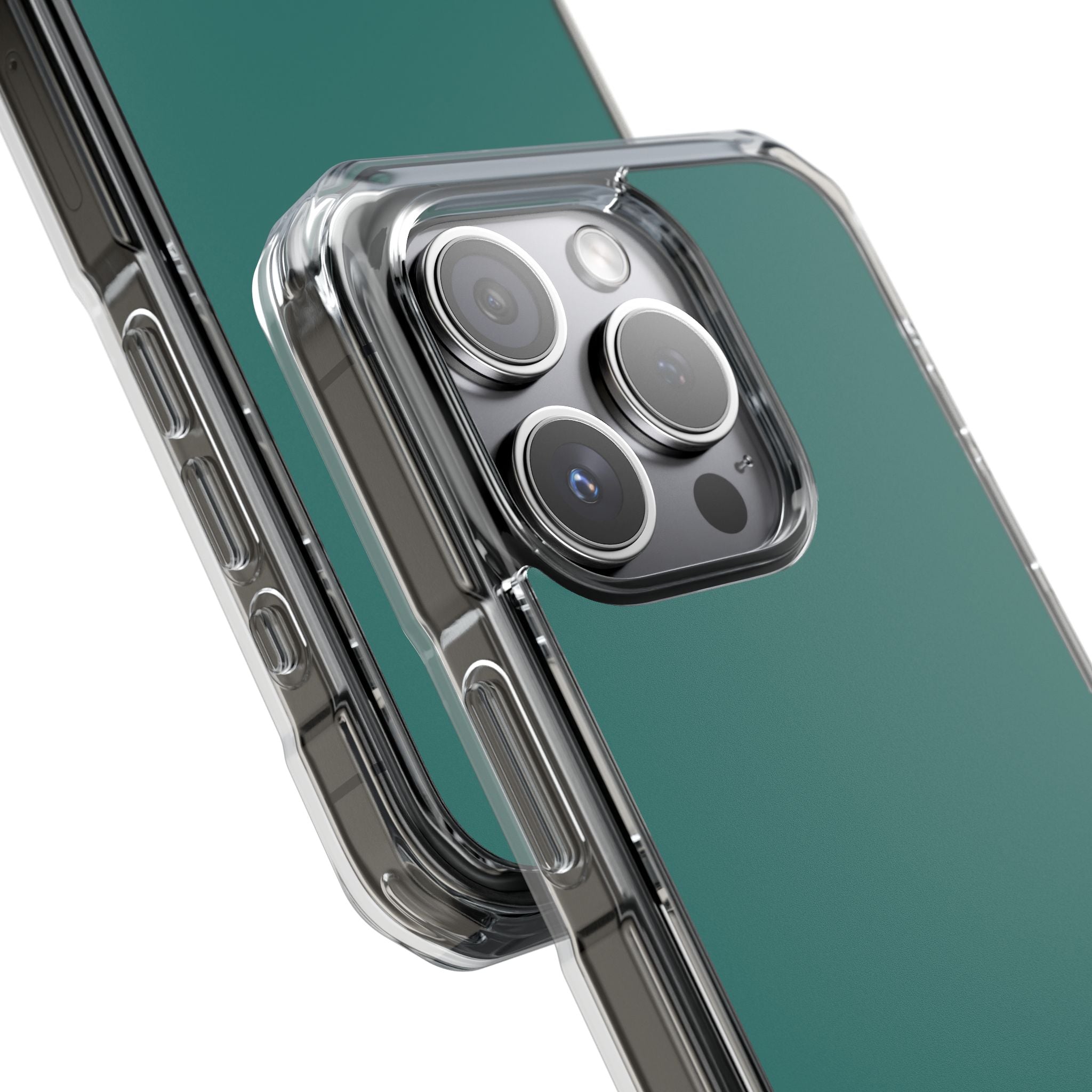 Myrtle Green - Clear Impact Case for iPhone