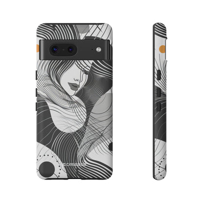 Fluid Noir Rhythm - Phone Case for Google Pixel