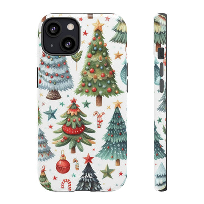 Whimsical Trees Sparkle - iPhone Case