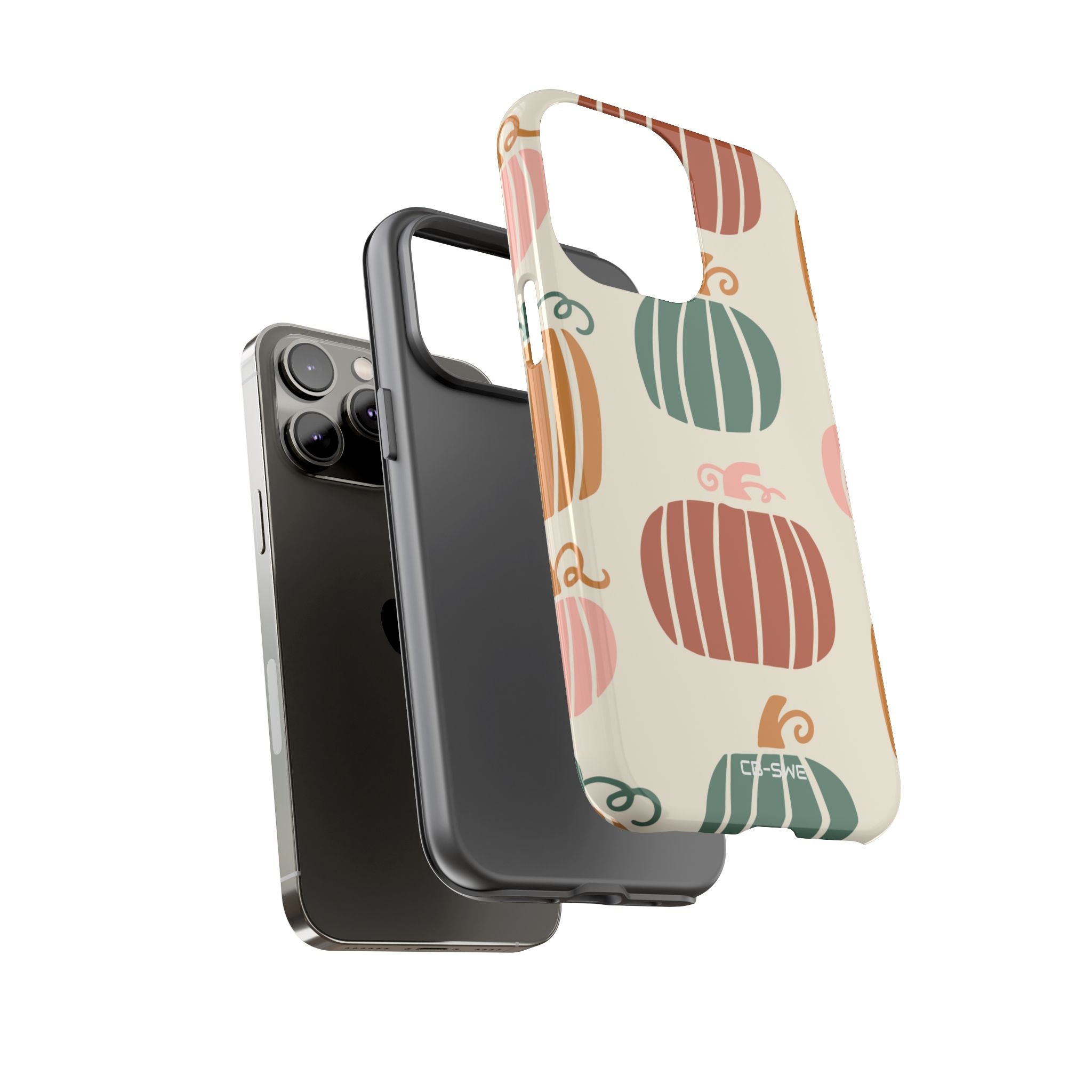 Whimsical Pumpkin Harmony - iPhone Case