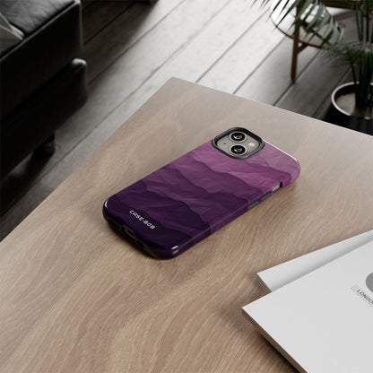Purple Wave Layers iPhone 14 Case - Tough
