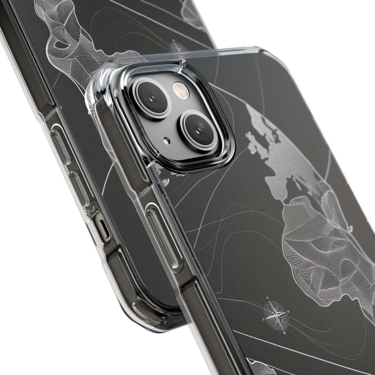 Fluid Earth Harmony - Phone Case for iPhone (Clear Impact - Magnetic)