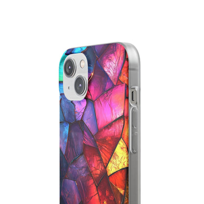 Cracked Prism iPhone 14 Case - Soft