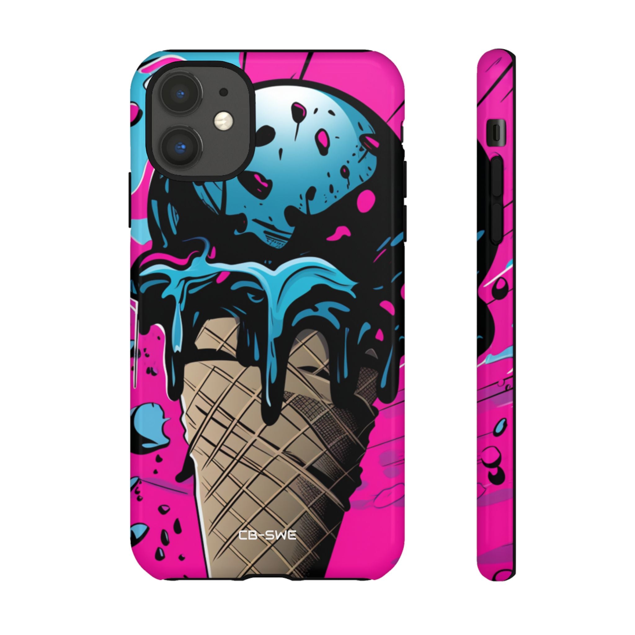 Vibrant Ice Cream Splash - iPhone Case