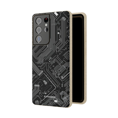 Cyber Circuitry Art | Biodegradable Phone Case