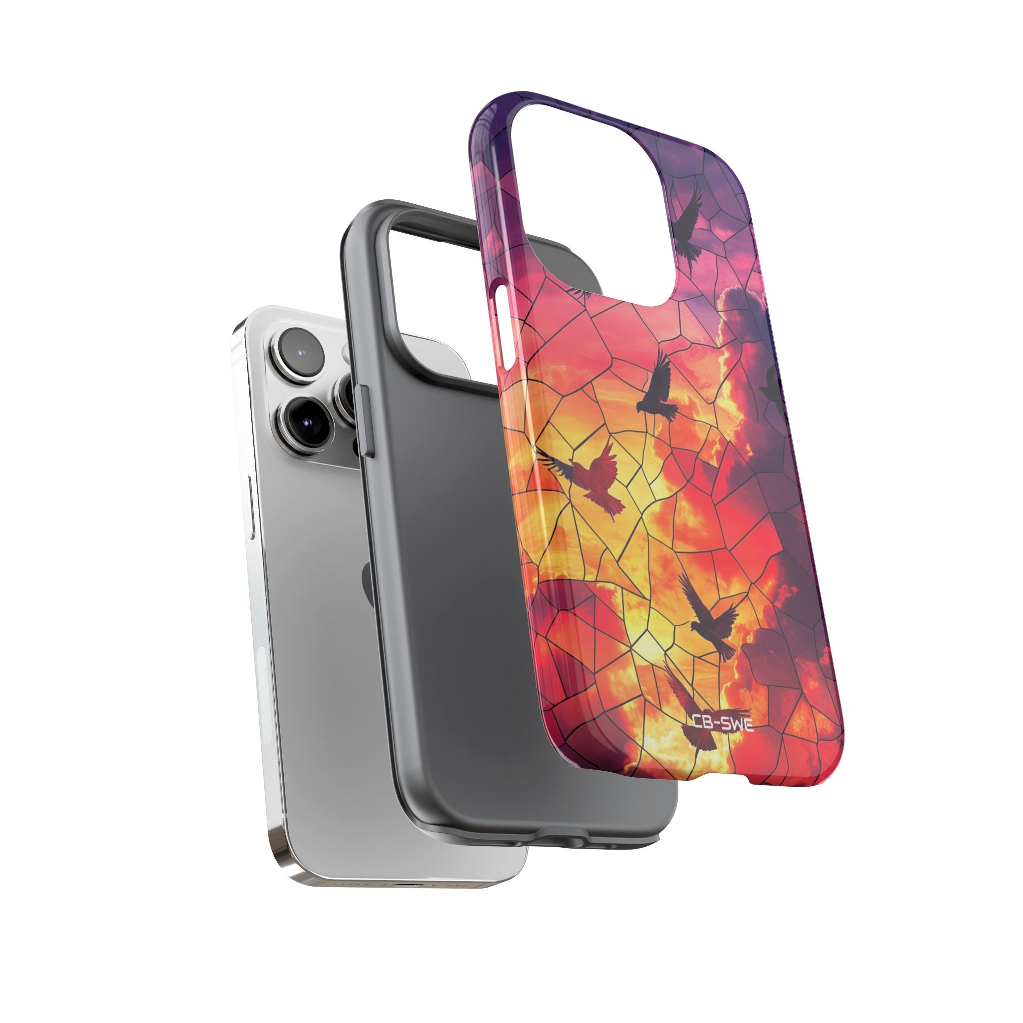 Soaring Birds Illuminate - iPhone Case