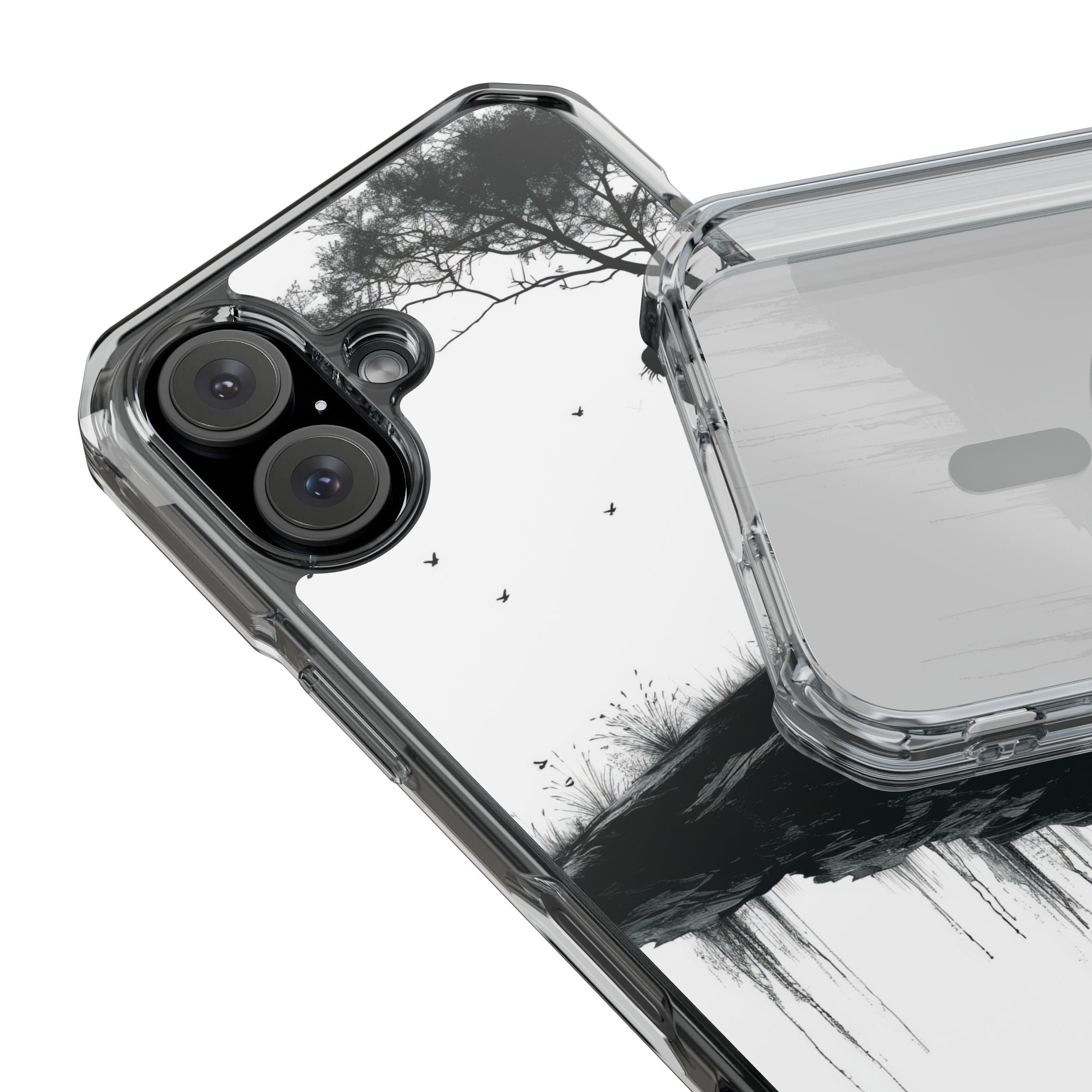 Cliffside Silhouette iPhone 15 Case - Impact