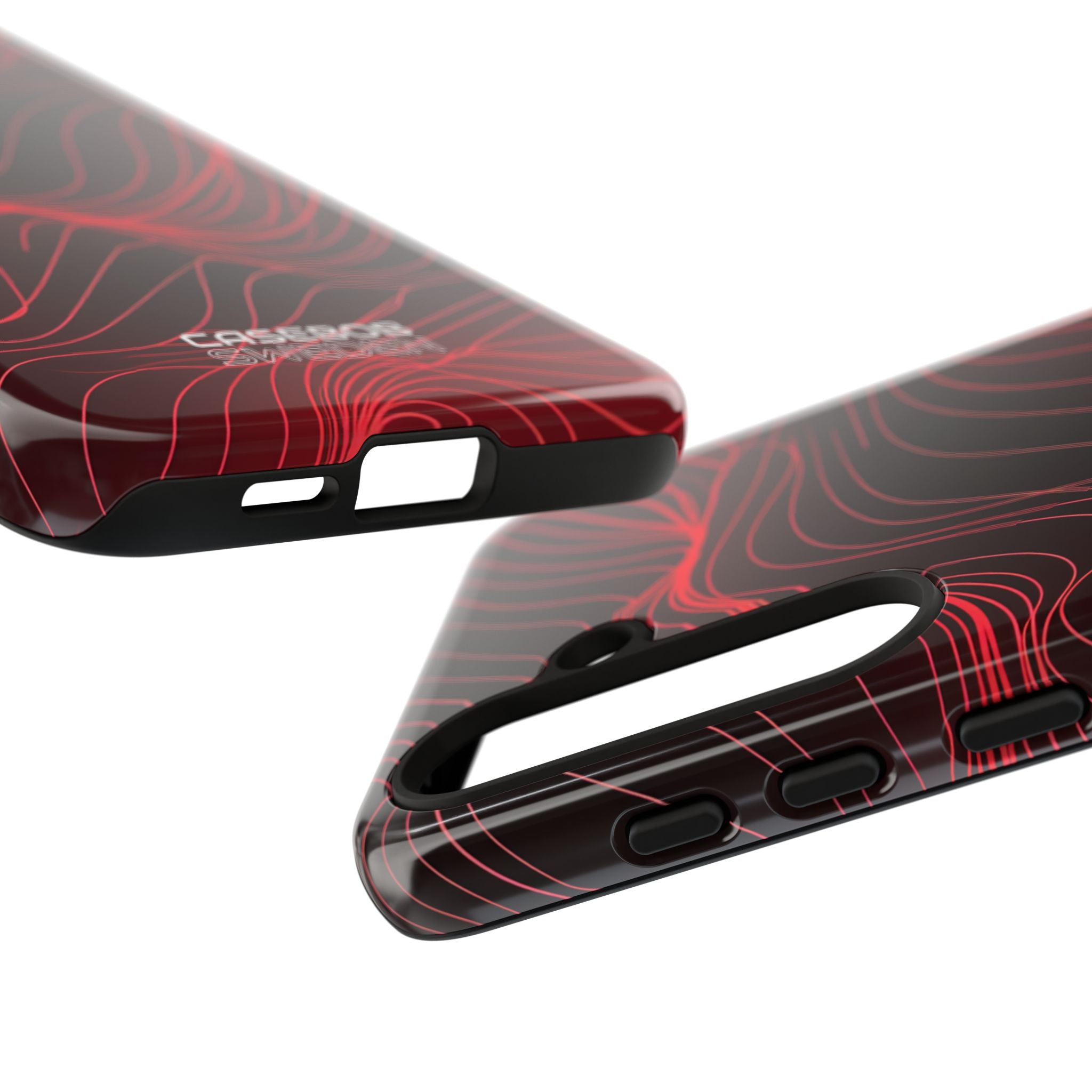 Crimson Waveform Flow Samsung S24 - Tough