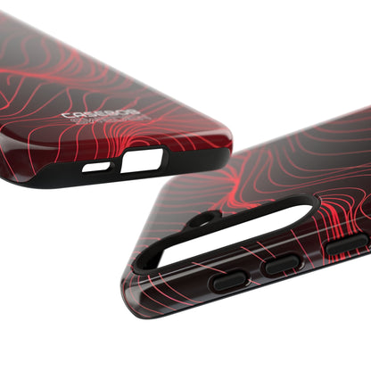 Crimson Waveform Flow Samsung S24 - Tough
