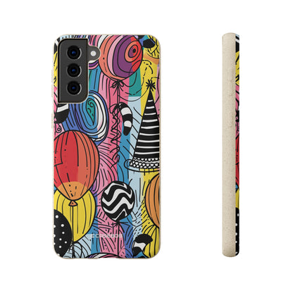 Vibrant Party Whimsy | Biodegradable Phone Case