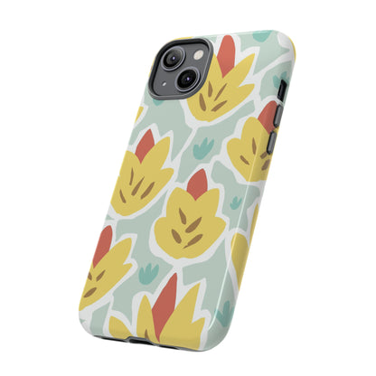 Summer Yellow Happy Flower - Protective Phone Case