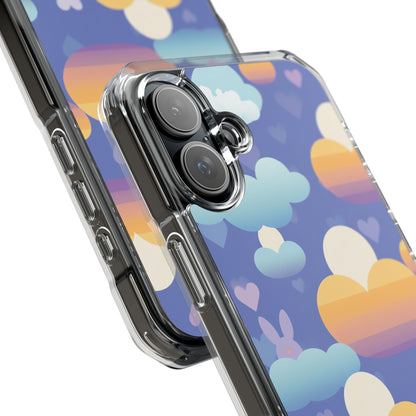Bunnies Dance Among Clouds iPhone Case - Impact