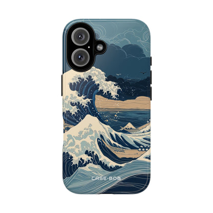 Cresting Blue Wave iPhone 16 Case - Tough