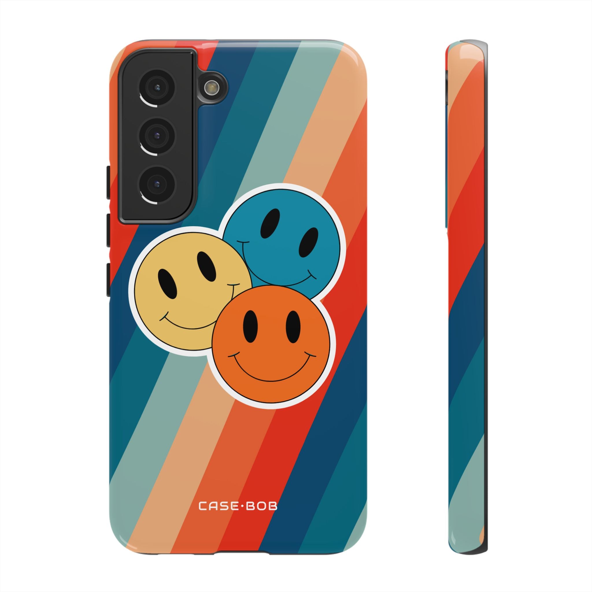 Triple Smile Breeze Samsung S22 Case - Tough