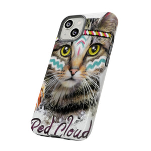 Red Cloud Cat - Protective Phone Case