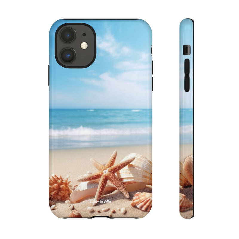 Shells Rest Beneath Waves - iPhone Case