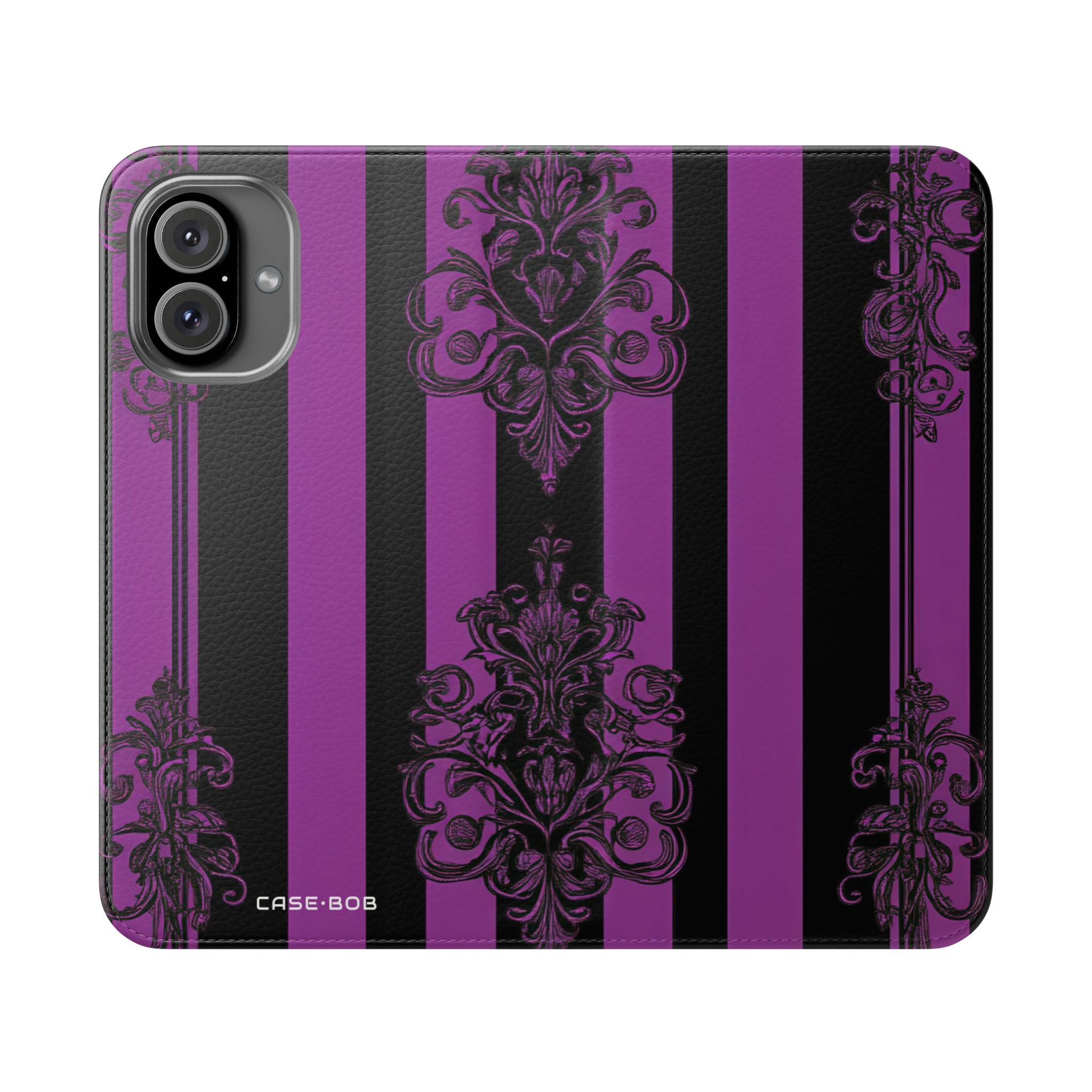 Baroque Stripes - iPhone 16 Plus Case - Wallet