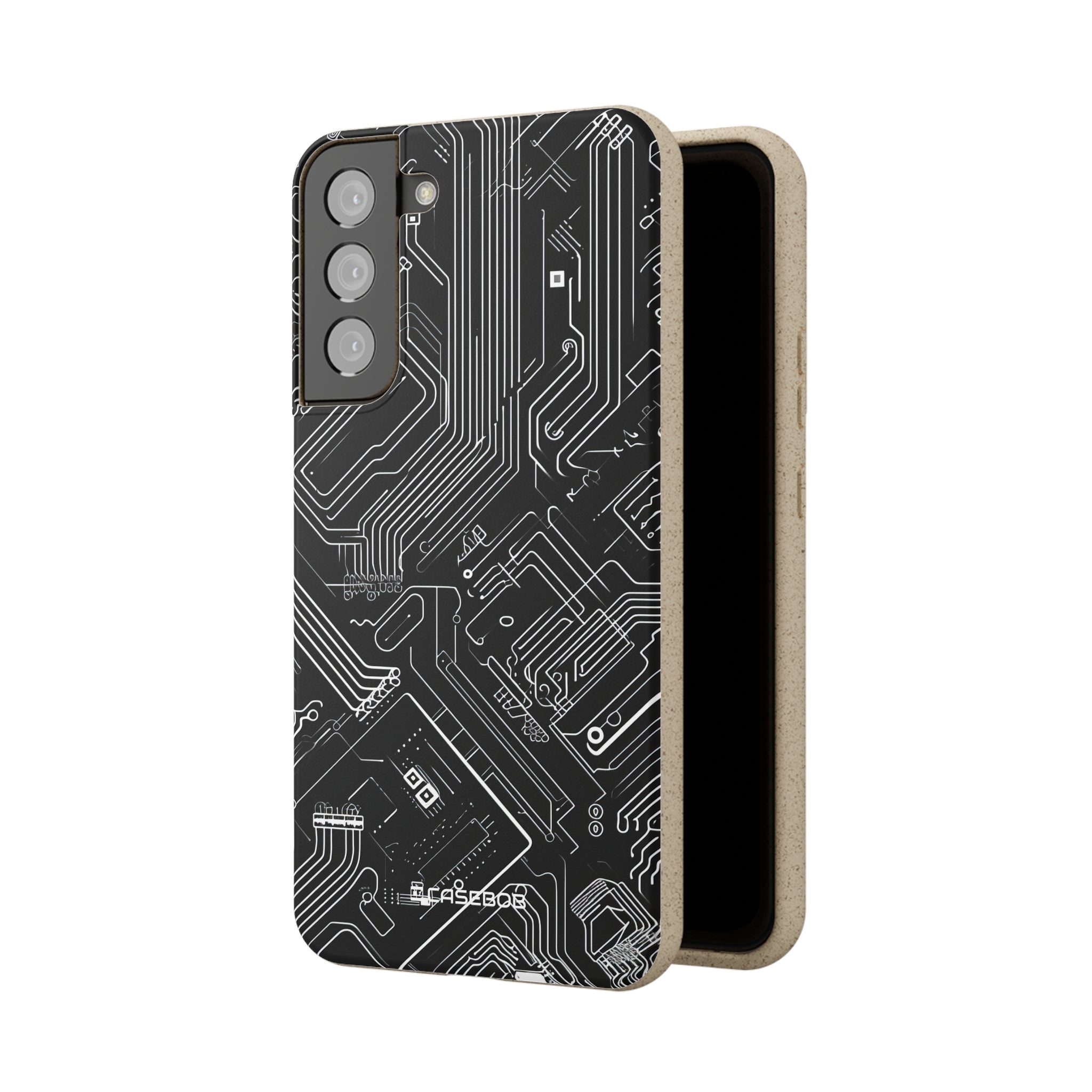 Cyber Circuitry Art | Biodegradable Phone Case