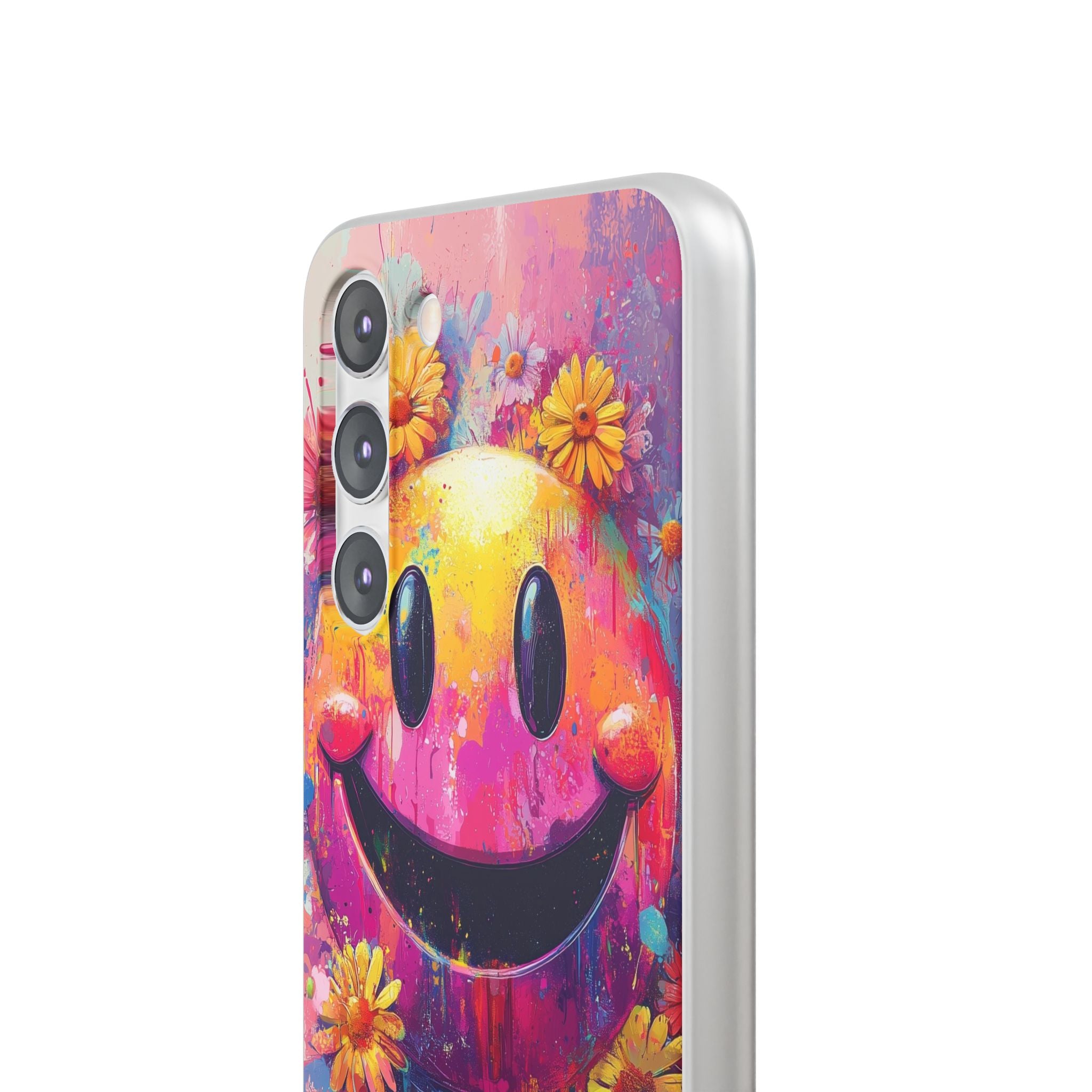 Smiley Bloom Samsung S23 Plus Case - Soft