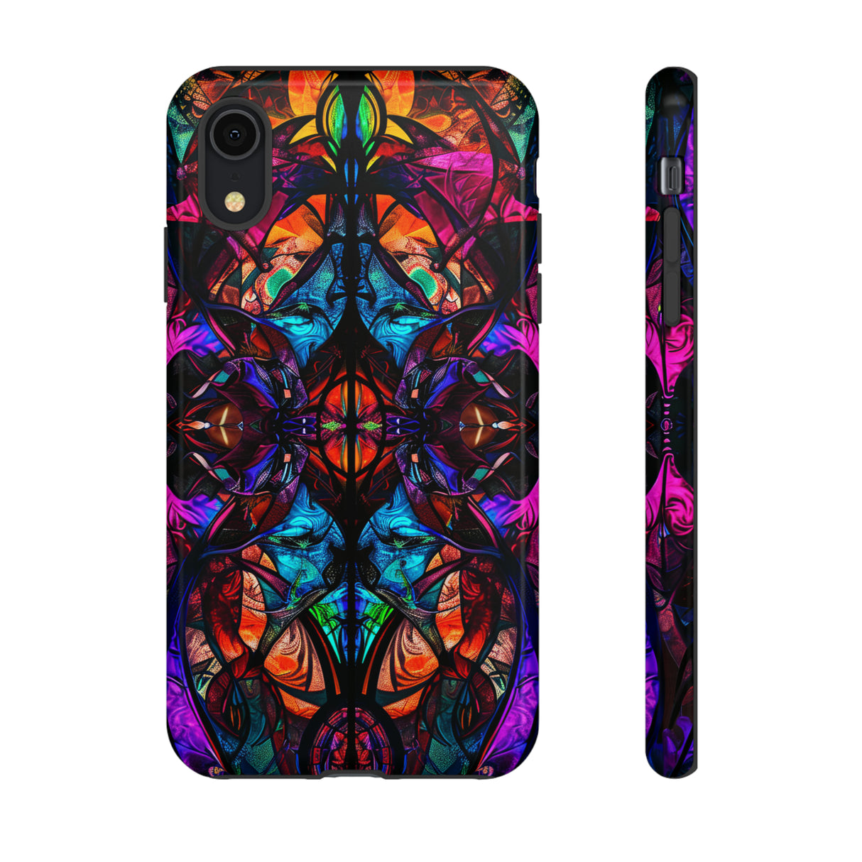 Gothic Stained Glass Splendor - Protective Phone Case